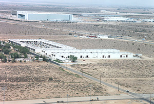 Winnell Instustrial and Warehousing complex arial photo.